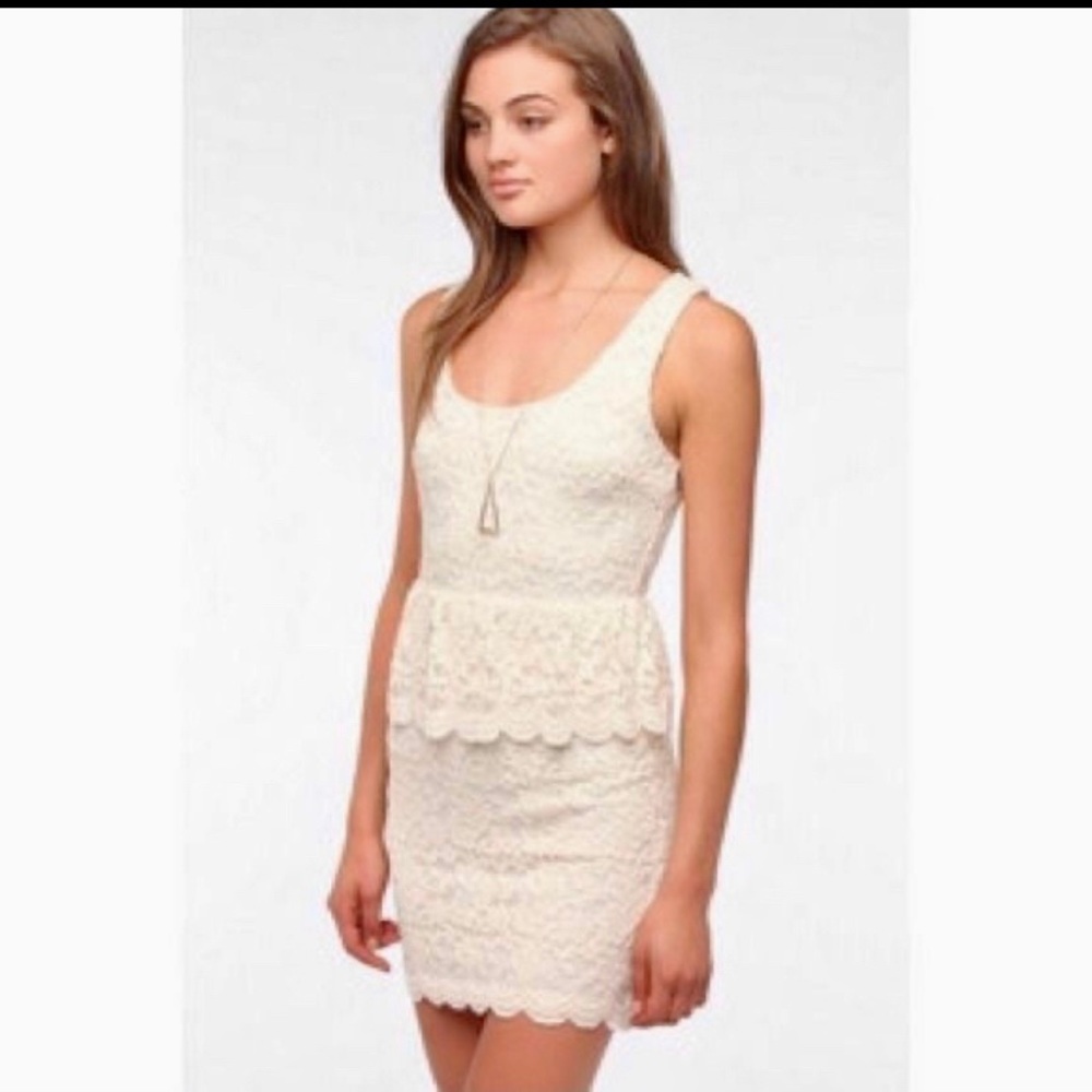 y2k Urban Outfitters Laced Cocktail Laces Mini Dress